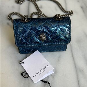 Kurt Geiger Sparkling Blue Mini Bag